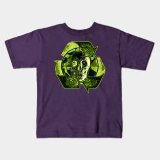 Recycle or Die Skull Kids T-Shirt